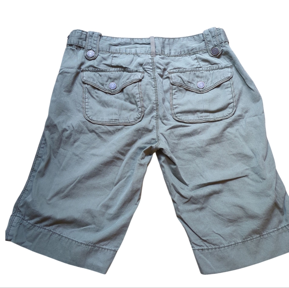 Calvin Klein Adjustable Waist 100% Cotton Bermuda Mid Length Shorts Size 4, Soft - Picture 4 of 11
